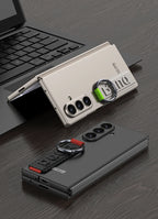 Samsung Galaxy Z Fold 7 Case | Hard Full-Coverage Protective Back Cover with Wrist Strap