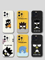 Full-Coverage Silicone Phone Case | Shockproof & Water-Resistant Cartoon, Geometric & Anime Designs for iPhone