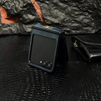 Samsung Galaxy Z Flip 7 Case | Luxury PU Leather Full-Coverage Magnetic Case