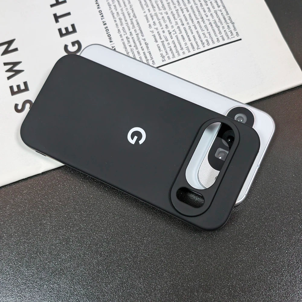 Google Pixel Case | Liquid Silicone Anti-Fall Half-Wrapped Protective Cover