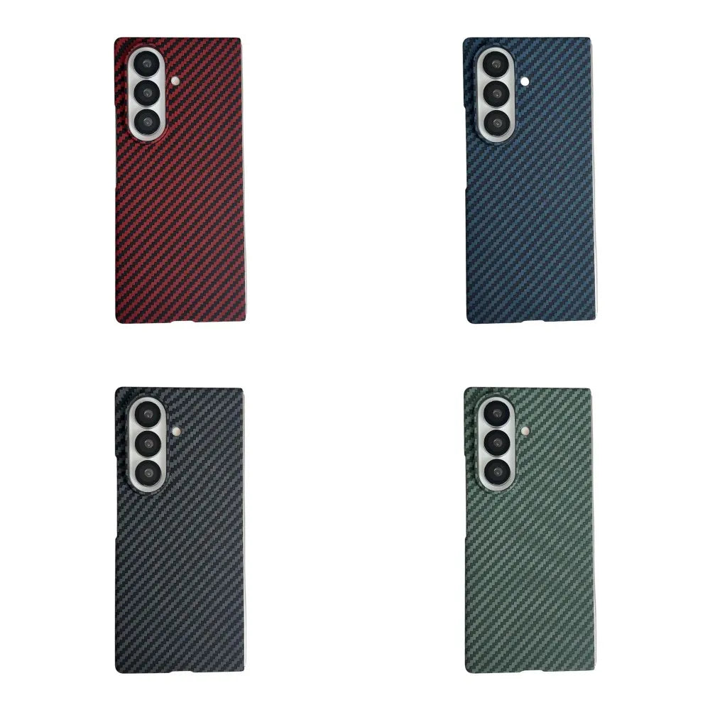 Samsung Galaxy Z Fold 7 Case | Hard Carbon Fiber Magnetic Full-Coverage Protective Back Cover