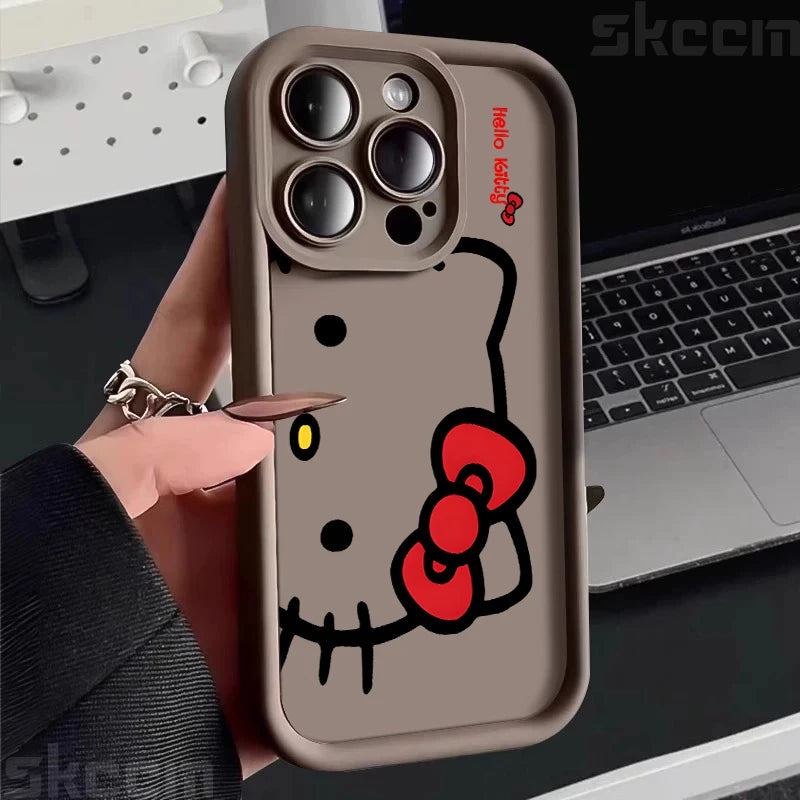 Cartoon & Pictorial Half-Wrapped TPU Phone Case | Anti-Fingerprint & Scratch-Resistant for iPhone