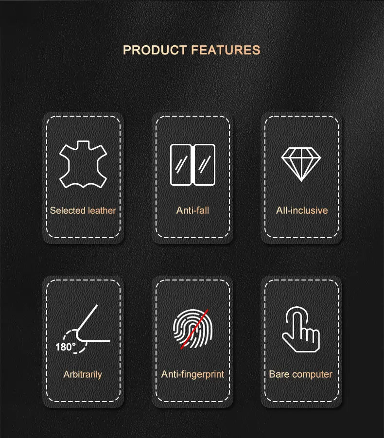 Samsung Galaxy Z Fold 7 Case | Luxury PU Leather Full-Coverage Protective Back Cover with Plated Finish