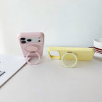 Liquid Silicone Ring Bracket iPhone Case | MagSafe Wireless Charging Compatible