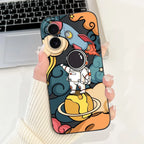 iPhone 17 Series Cartoon Silicone Case | Shockproof, Anti-Fingerprint & Lightweight Pouch Cover