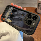 Full-Coverage Cartoon, Animal & Anime Phone Case | Anti-Fingerprint & Shockproof for iPhone