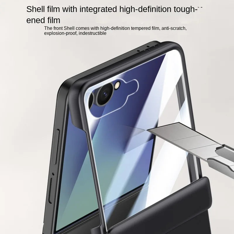 Samsung Galaxy Z Flip 7 Case | Hard Skin Magnetic Full-Coverage Protective Case