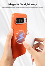 Google Pixel Full-Coverage Genuine Leather Magnetic Magsafe Case