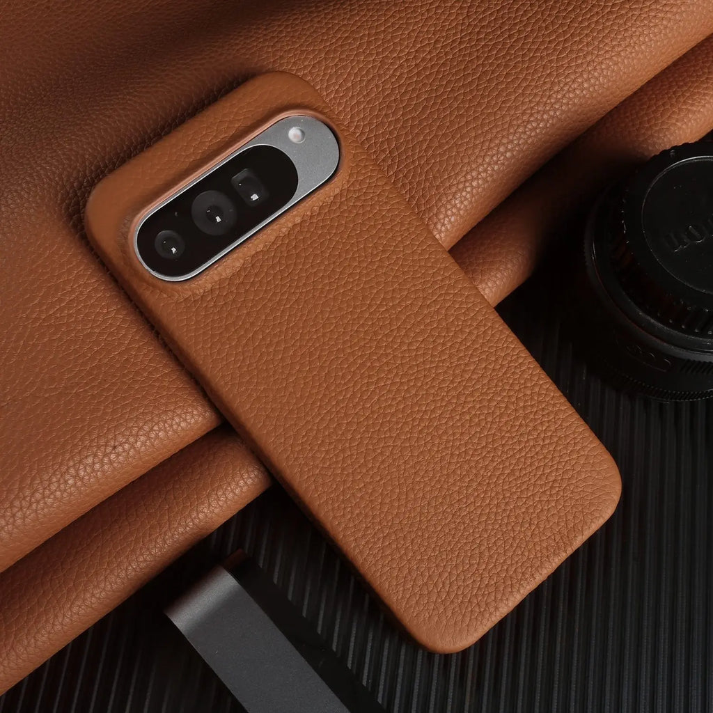 Google Pixel Full-Coverage Genuine Leather Magnetic Magsafe Case