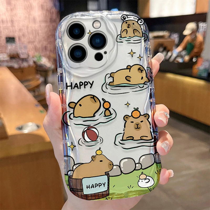 Half-Wrapped Pictorial Phone Case | Shockproof & Anti-Fingerprint for iPhone