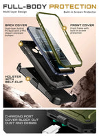 Rugged SUPCASE Full-Coverage iPhone 17 Pro Case | Shockproof with Holster & Kickstand