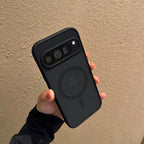 Google Pixel 9A / 9 Pro XL / 10 / 10 Pro Case | Transparent Magnetic MagSafe Wireless Charging Slim Matte Cover with Stand Holder