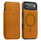 Magnetic Flip Wallet iPhone Case | RFID Blocking, Shockproof & Card Holder