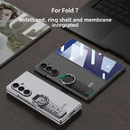 Samsung Galaxy Z Fold 7 Case | Hard Full-Coverage Protective Back Cover with Wrist Strap
