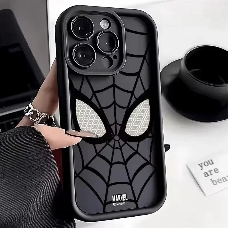 Full-Coverage Cartoon Plastic Phone Case | Shockproof & Anti-Fingerprint for iPhone