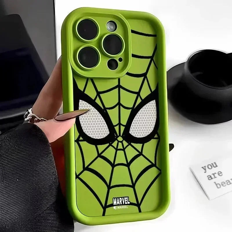 Full-Coverage Cartoon Plastic Phone Case | Shockproof & Anti-Fingerprint for iPhone