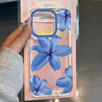 Half-Wrapped Floral & Pictorial Phone Case | Shockproof & Anti-Fingerprint for iPhone