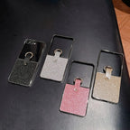 Samsung Galaxy Z Flip 7 / Z Flip 7 FE Case | Shimmering Glitter Full-Coverage Protective Ring Back Cover