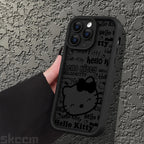 Half-Wrapped Cartoon & Pictorial TPU Phone Case | Anti-Fingerprint & Shockproof for iPhone