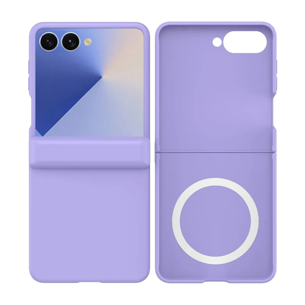 Samsung Galaxy Z Flip 7 Case | Hard Skin Hinge Magnetic Full-Coverage Protective Case