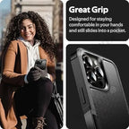 Dual-Layer Plain Plastic Phone Case | Anti-Fingerprint & Dustproof Half-Wrapped Cover for iPhone