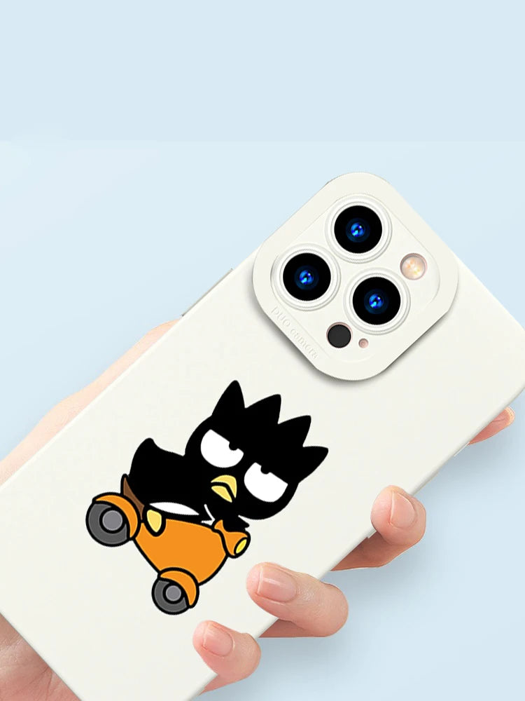 Full-Coverage Silicone Phone Case | Shockproof & Water-Resistant Cartoon, Geometric & Anime Designs for iPhone