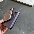 Luxury PU Leather Case for Samsung Galaxy Z Flip 7 | Magnetic & Wireless Charging Compatible