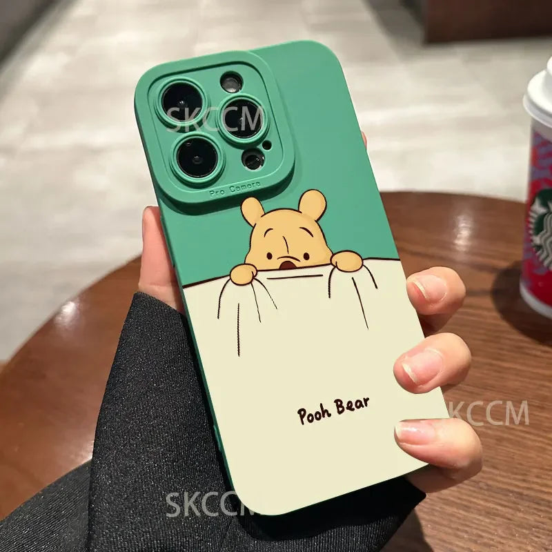 Full-Coverage Smiling Face & Cartoon iPhone Case | Waterproof & Anti-Scratch