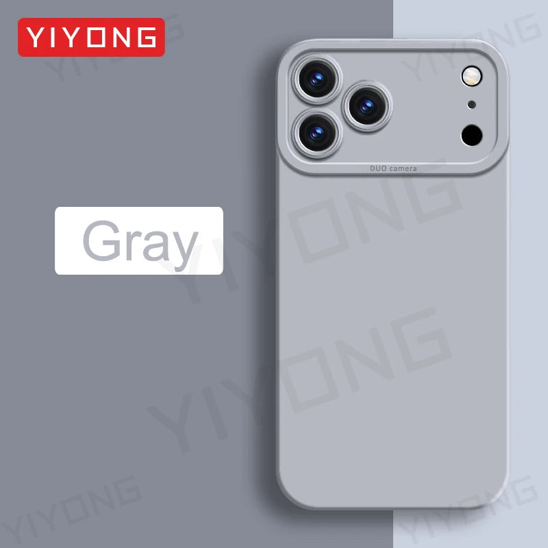 ZROTEVE Original Liquid Silicone Soft Case for iPhone 12–17 Series | Square Matte Anti-Fingerprint Full Coverage Phone Cover