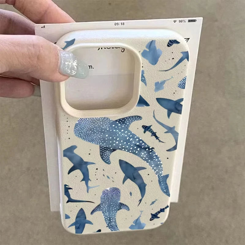 Animal Pattern Half-Wrapped Phone Case | Shockproof, Anti-Scratch & Non-Slip