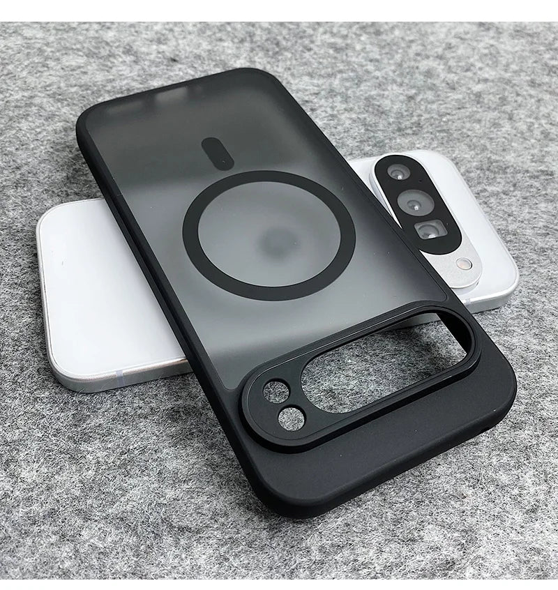 Pixel 7A / 8 / 8A / 9 / 9A / 10 / 10 Pro / Pro XL Case | Luxury Matte Clear Magnetic Shockproof Bumper Case