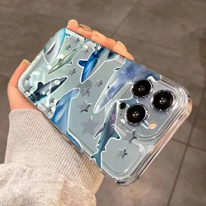 Cartoon Animal Half-Wrapped Phone Case | Shockproof, Anti-Fingerprint & Non-Slip