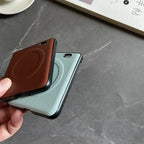 Luxury PU Leather Case for Samsung Galaxy Z Flip 7 | Magnetic & Wireless Charging Compatible