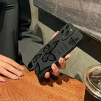 Butterfly Printed Full-Coverage Soft Silicone iPhone Case | Shockproof, Anti-Scratch & Non-Slip