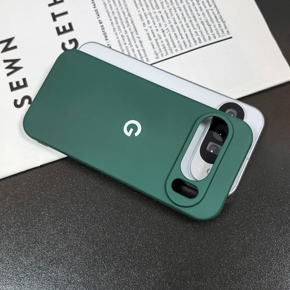 Google Pixel Case | Liquid Silicone Anti-Fall Half-Wrapped Protective Cover