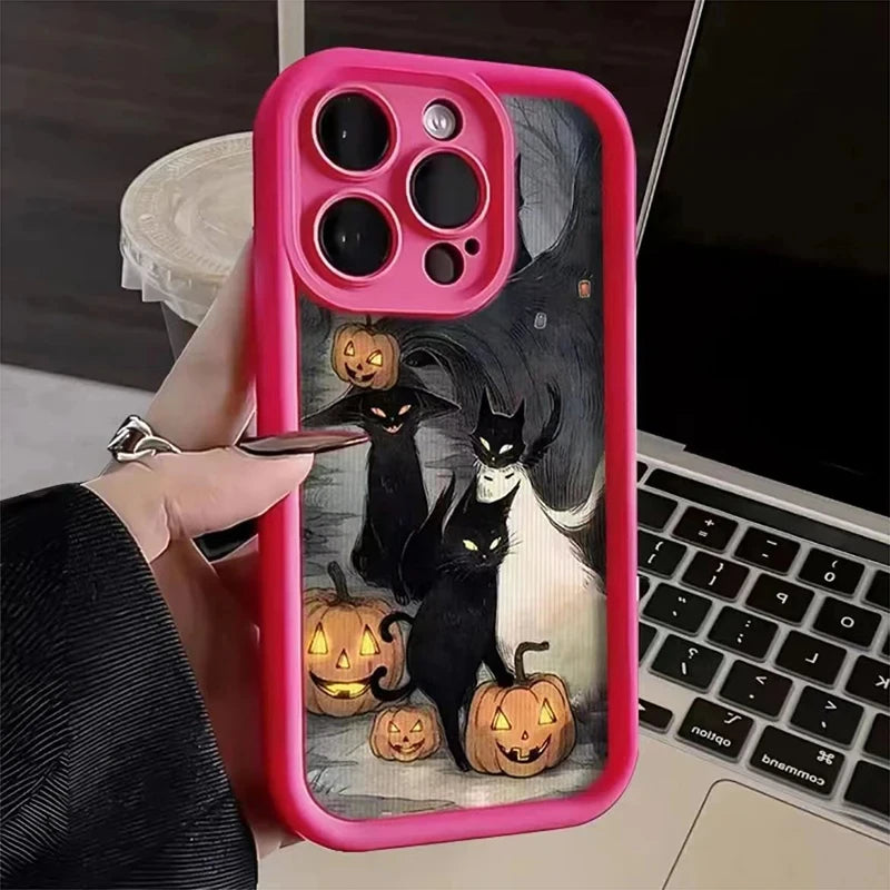 Full-Coverage Cartoon, Animal & Anime Phone Case | Anti-Fingerprint & Shockproof for iPhone