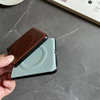 Luxury PU Leather Case for Samsung Galaxy Z Flip 7 | Magnetic & Wireless Charging Compatible