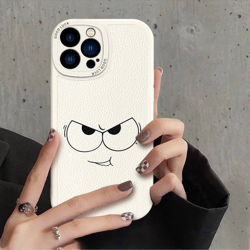 Full-Coverage Cartoon iPhone Case | Shockproof, Anti-Fingerprint & Water-Resistant