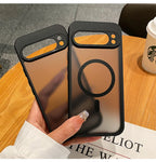 Pixel 7A / 8 / 8A / 9 / 9A / 10 / 10 Pro / Pro XL Case | Luxury Matte Clear Magnetic Shockproof Bumper Case