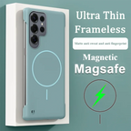 Ultra Slim Frameless Skin Feel Case for Samsung S22-S25 Series | Magnetic Protection Cover