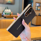 Samsung Galaxy Z Fold 7 Case | Luxury Plating Hard PU Full-Coverage Protective Back Cover