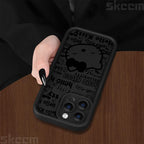 Half-Wrapped Cartoon & Pictorial TPU Phone Case | Anti-Fingerprint & Shockproof for iPhone
