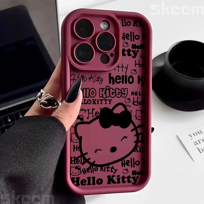 Half-Wrapped Cartoon & Pictorial TPU Phone Case | Anti-Fingerprint & Shockproof for iPhone