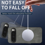 Google Pixel Luxury Classic PU Leather Magnetic Full-Coverage Magsafe Case